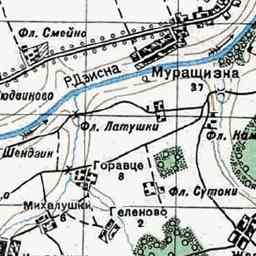 Венсамполье на старой карте РККА