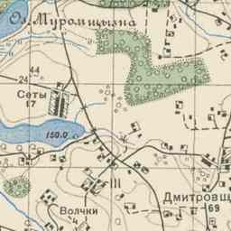 Угляне на старой карте РККА