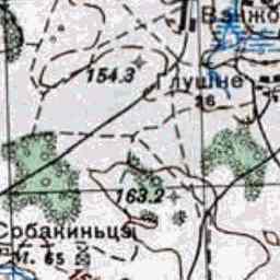 Тобаличи на старой карте РККА
