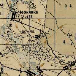 Варваровка на старой карте РККА