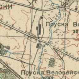 Пруска Богуславская на старой карте РККА