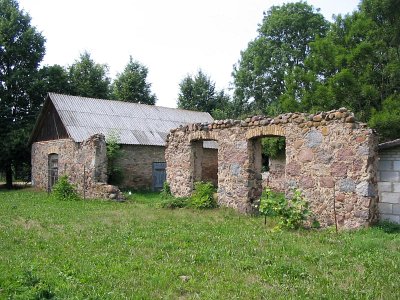 Дятловичи (Волков. р-н), усадьба: крахмальный завод (руины)