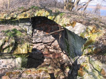 Кричев, городище "Замковая Гора": остатки укреплений