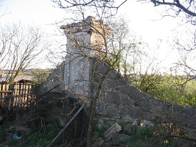 Курчевцы, усадьба: ограда (руины)
