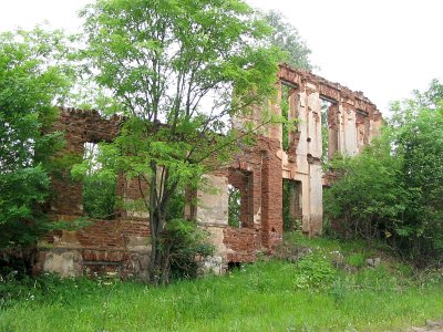 Легавцы, усадьба:  усадебный дом (руины)