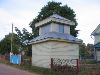 Лясковичи, церковь: колокольня (дерев.)