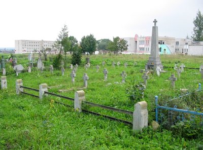 Ошмяны (город), кладбище католическое:  могилы польских солдат