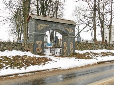 Ошмяны (город), кладбище православное: брама