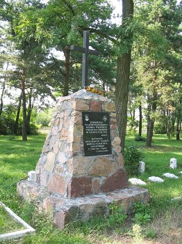 Пружаны, кладбище польских солдат: памятник польским солдатам