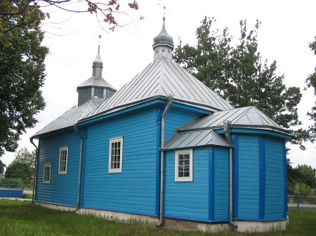 Ворони (Столин. р-н), церковь св. Николая (дерев.)